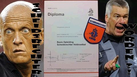Wil je ook scheidsrechter worden??
Je kunt je aanmelden bij ons.
Op dinsdagavond .
